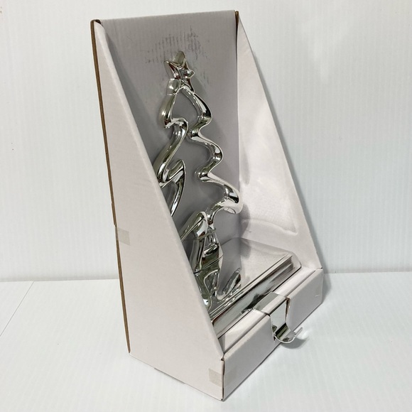 KURT ADLER Metal Christmas Tree Holiday Stocking Holder with Hook 7.5 inches - Picture 3 of 8
